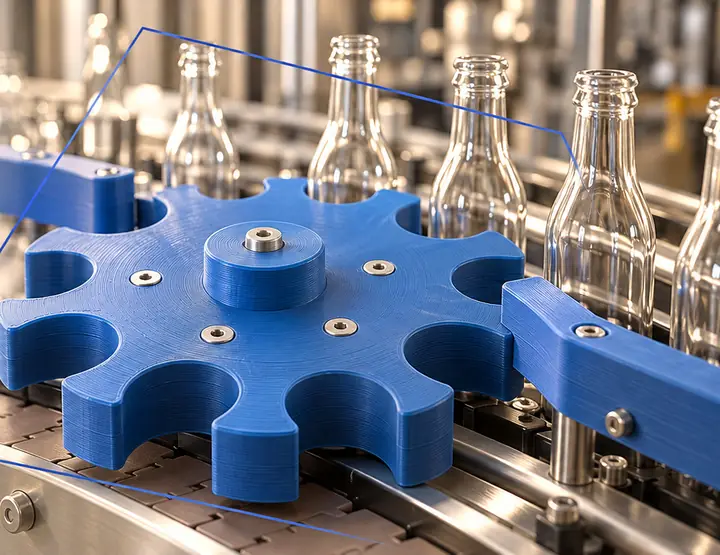 Change parts for packaging lines